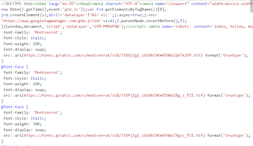 Html code