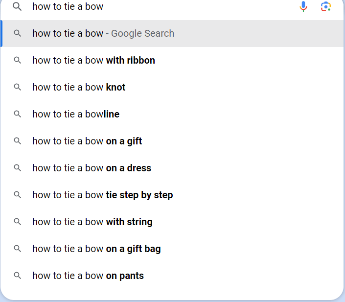Informational Search Queries