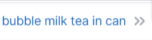 bubble milk tea in can