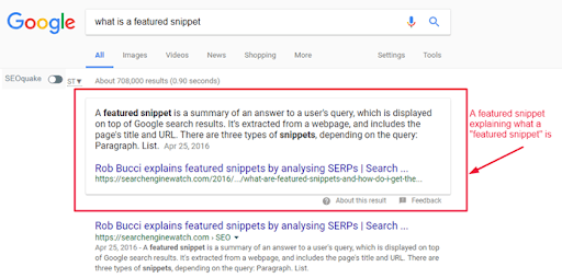 Featured Snippets