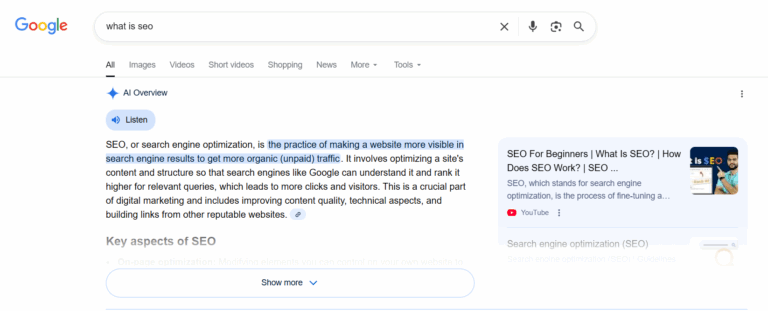 Google’s AI Overviews